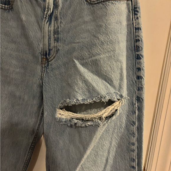 Abercrombie High Rise Loose Blue Jeans 30/10R - Picture 3 of 7